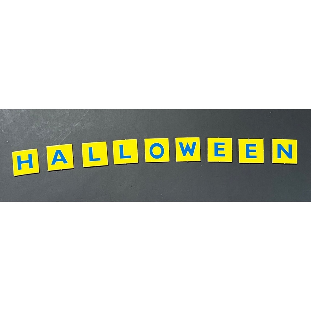 Vintage Halloween Anagram Tiles